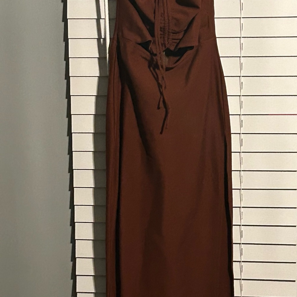 Fashion Nova Brown Maxi Dress
